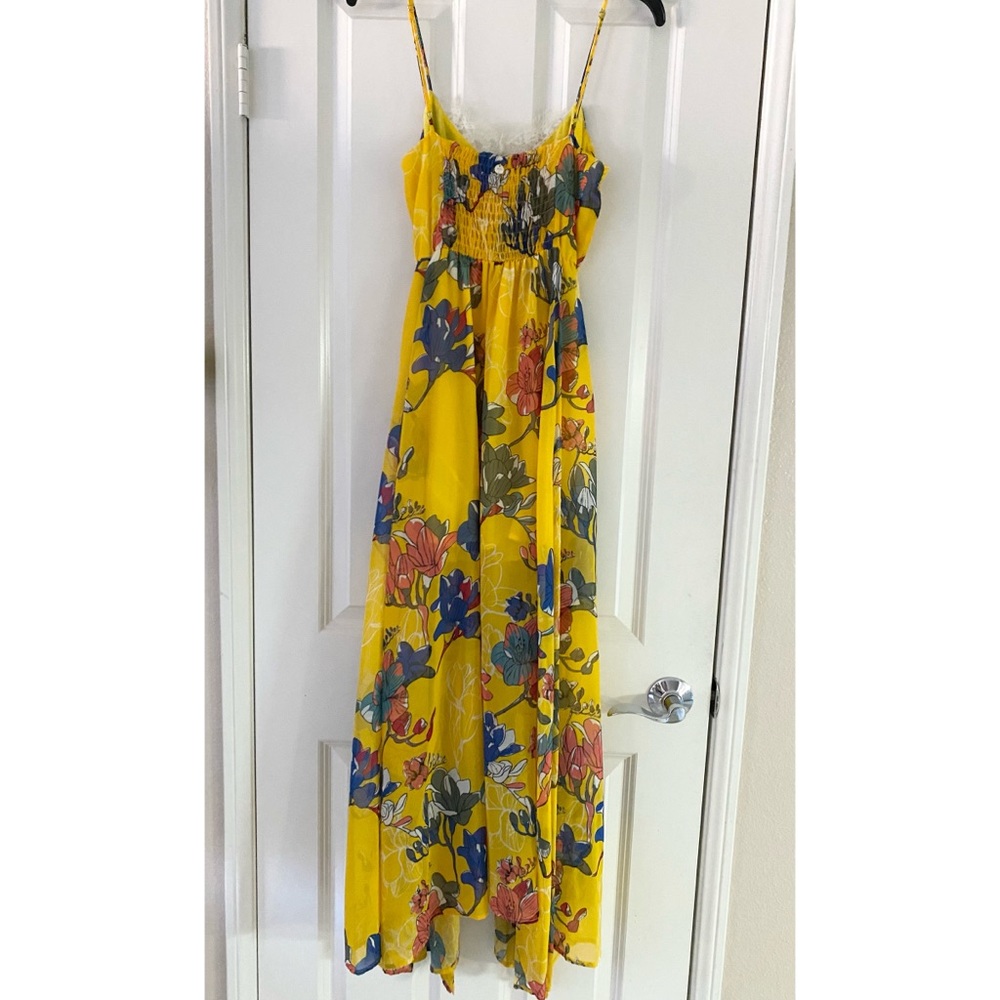 Liu Jo Yellow Floral Silk Dress - Picture 7 of 12
